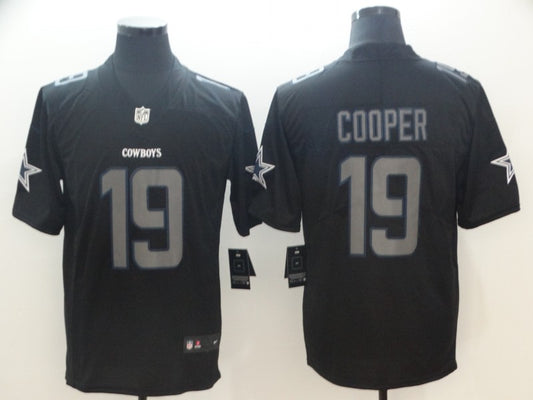 Men's Dallas Cowboys Amari Cooper #19 Black Alternate Player Game Jersey1
