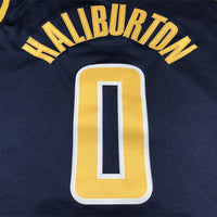 Men's Indiana Pacers Tyrese Haliburton #0 Navy Swingman Jersey1 - Icon Edition