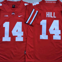 Men's Ohio State Buckeyes K.J. Hill #14 Scarlet Player Game Jersey