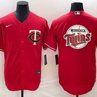 Men's Minnesota Twins Red Alternate Replica Team Jersey1