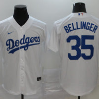 Men's Los Angeles Dodgers Cody Bellinger #35 White Replica Baseball Jersey1