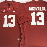 Men's Alabama Crimson Tide Tua Tagovailoa #13 Crimson Player Game Jersey