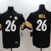Men's Pittsburgh Steelers LeVeon Bell #26 Black Game Jersey1