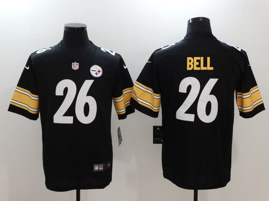 Men's Pittsburgh Steelers LeVeon Bell #26 Black Game Jersey1