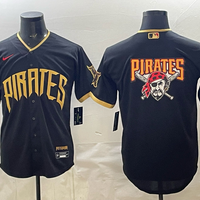 Men's Pittsburgh Pirates Black 2026 City Connect Player Jersey