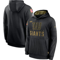 New York Giants 2020 Salute to Service Black Hoodie