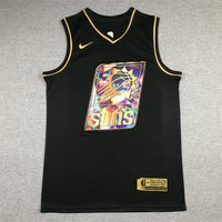 Men's Phoenix Suns Devin Booker #1 Black Swingman Player Jersey1