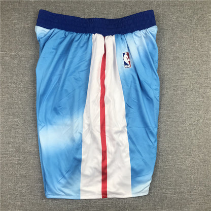 Men's Brooklyn Nets Blue Basketball Shorts1