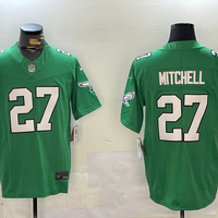 Quinyon Mitchell #27 Philadelphia Eagles Green Alternate Game Jersey - JerseysFreak