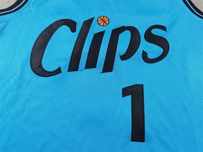 Men's LA Clippers James Harden #1 Light Blue 2024/25 Swingman Player Jersey1 - City Edition