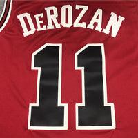 Men's Chicago Bulls DeMar DeRozan #11 Red Fast Break Replica Player Jersey1