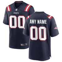 Custom1 New England Patriots Navy Game Jersey1