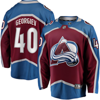 Men's Colorado Avalanche Alexandar Georgiev #40 Burgundy Home Breakaway Player Jersey1