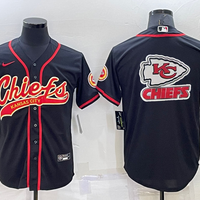 Men's Kansas City Chiefs Black Game Jersey1