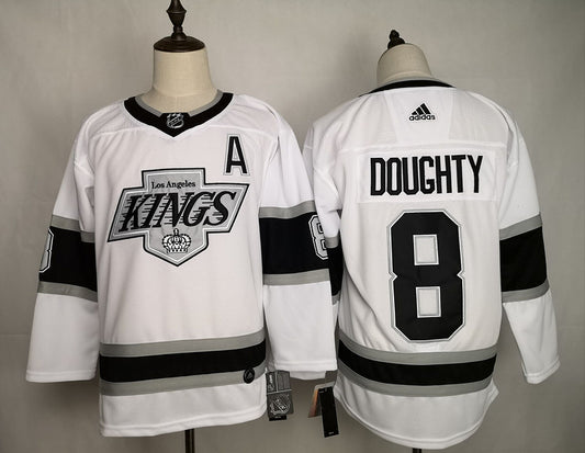 Men's Los Angeles Kings Drew Doughty #8 White Breakaway Player Jersey1