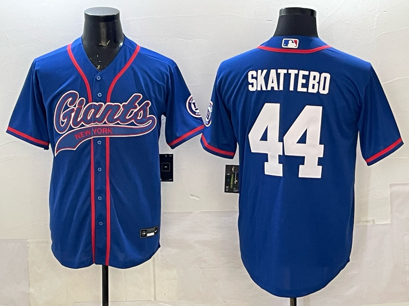 Men's New York Giants Cam Skattebo #44 Royal Game Jersey