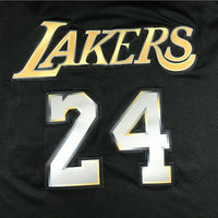 Men's Los Angeles Lakers Kobe Bryant #24 NBA Black Player Jersey1