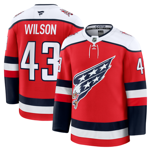 Men's Washington Capitals Tom Wilson #43 Fanatics Red Alternate Premium Player Jersey