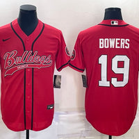 Men's Georgia Bulldogs Brock Bowers #19 Red Game Player Jersey
