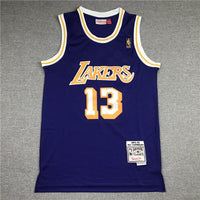 Wilt Chamberlain #13 Los Angeles Lakers Retro Purple Swingman Jersey