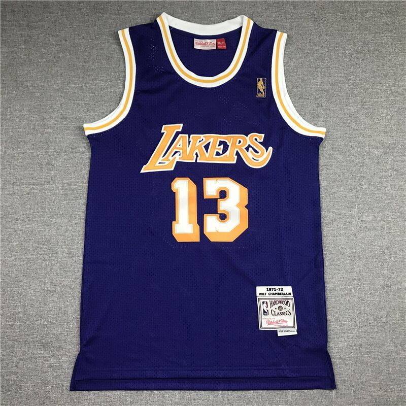 Wilt Chamberlain #13 Los Angeles Lakers Retro Purple Swingman Jersey