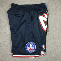 Men's Brooklyn Nets Navy City Edition Basketball Shorts1