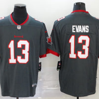Men's Tampa Bay Buccaneers Mike Evans #13 Gray Game Jersey1