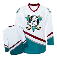 Men's Anaheim Ducks White/Blue Line Blank Player Jersey1