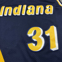 Men's Indiana Pacers Reggie Miller #31 Navy Replica Jersey1