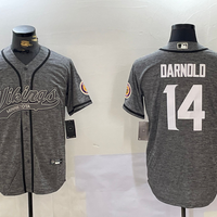 Men's Minnesota Vikings Sam Darnold #14 Gray Team Game Jersey1