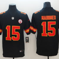 Patrick Mahomes #15 Kansas City Chiefs Black Game Jersey - JerseysFreak