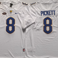 Men's Pittsburgh Panthers Kenny Pickett #8 White Player Game Jersey