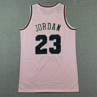 Men's Chicago Bulls Michael Jordan #23 Pink 1997/98 Hardwood Classics Swingman Jersey1