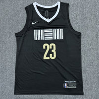 Men's Memphis Grizzlies Derrick Rose #23 Black 2023/24 Swingman Jersey1 - City Edition