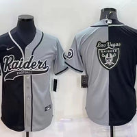 Men's Las Vegas Raiders Black/Gray Game Jersey1