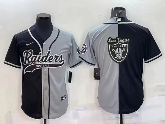 Men's Las Vegas Raiders Black/Gray Game Jersey1