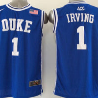 Men's Duke Blue Devils Kyrie Irving #1 Blue Player Game Jersey