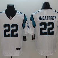 Men's Carolina Panthers Christian McCaffrey #22 White Game Jersey1
