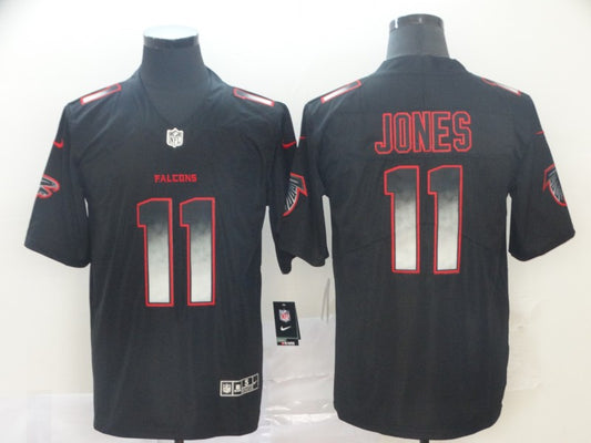 Men's Atlanta Falcons Julio Jones #11 Black Authentic Game Jersey1