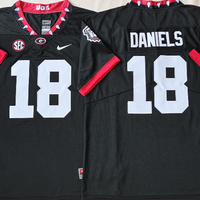 Men's Georgia Bulldogs JT Daniels #18 Black Player Jersey