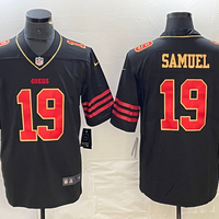 Men's San Francisco 49ers Deebo Samuel #19 Black Vapor F.U.S.E. Limited Jersey1