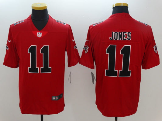 Men's Atlanta Falcons Julio Jones #11 Red Alternate Game Jersey1