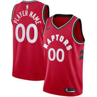 Men's Toronto Raptors Red 2020/21 Swingman Custom Jersey1 - Icon Edition
