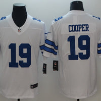 Men's Dallas Cowboys Amari Cooper #19 White Custom1 Game Jersey1