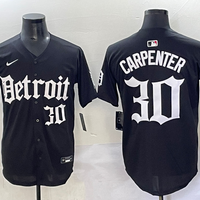 Men's Detroit Tigers Kerry Carpenter #30 Black Player Jersey
