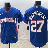 Men's Dominican Republic Baseball Vladimir Guerrero Jr. #27 Royal 2026 World Baseball Classic Stadium Jersey