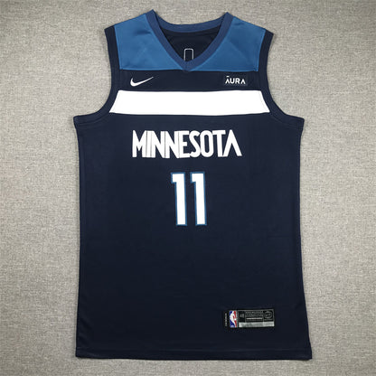 Men's Minnesota Timberwolves Naz Reid #11 Navy Swingman Jersey1 - Icon Edition