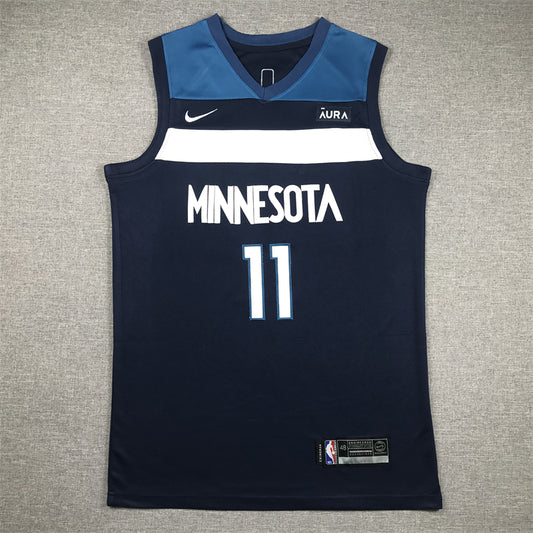 Men's Minnesota Timberwolves Naz Reid #11 Navy Swingman Jersey1 - Icon Edition