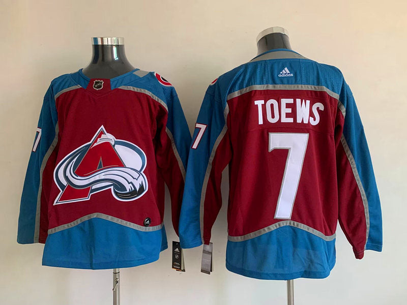 Men's Colorado Avalanche Devon Toews #7 Maroon Home Breakaway Player Jersey1
