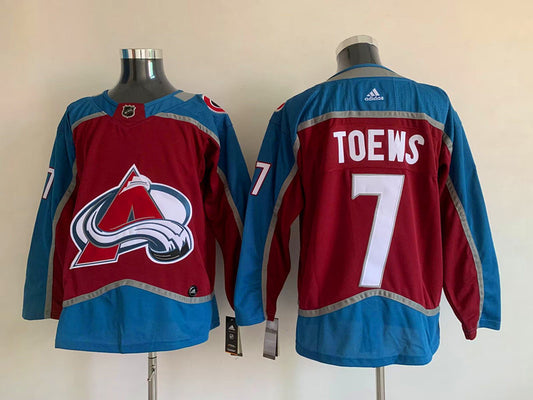 Men's Colorado Avalanche Devon Toews #7 Maroon Home Breakaway Player Jersey1